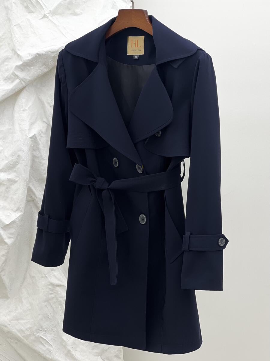 بارانی کتان یقه دوبل آستین کمربندی 4دکمه کلاهدار آستردار pd596-5