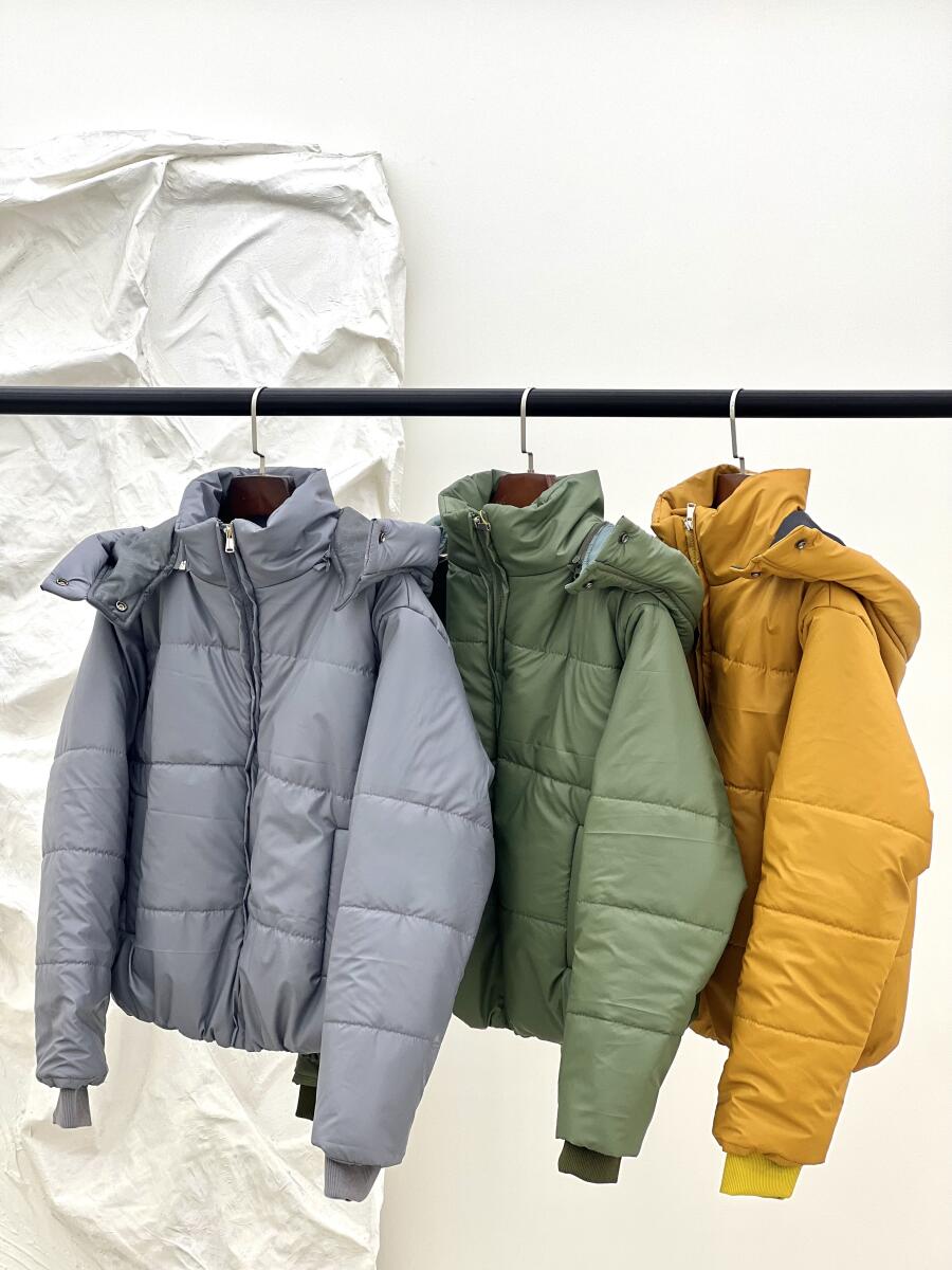 کاپشن مموری داخل پشم شیشه کلاهدار آستردار pd595-5