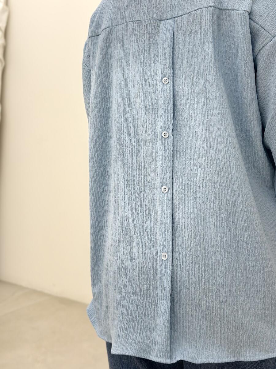 مانتو شومیزی طرح ZARA پشت دکمه دار BT606