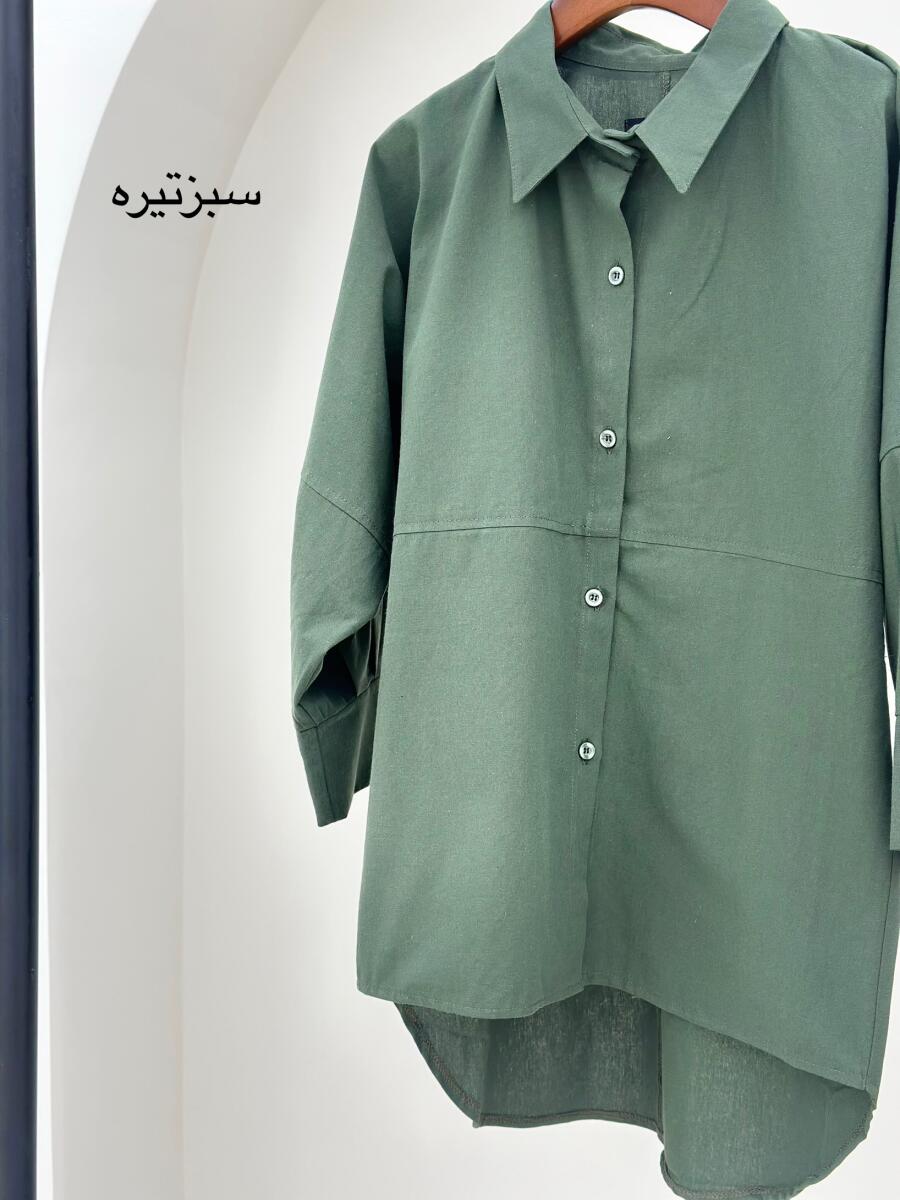 مانتو لینن شومیزیbt618 basic