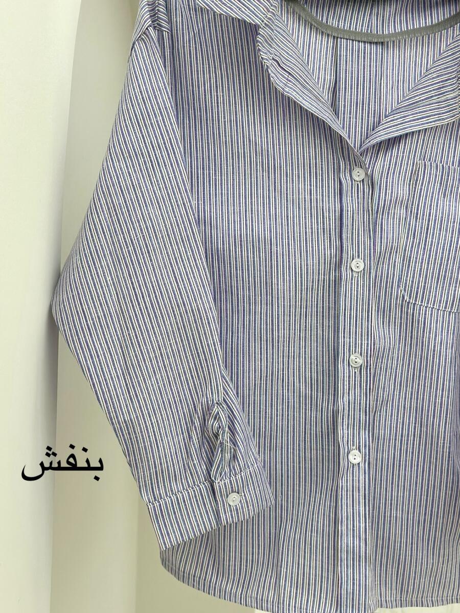 مانتو شومیزی تابستانه جیب دار bt706-13