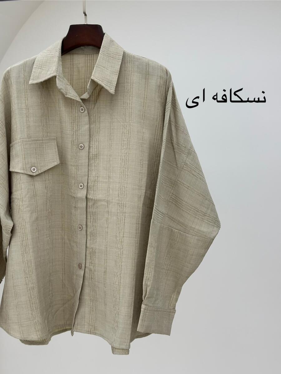 مانتو شومیزی طرح جیب bt722-1