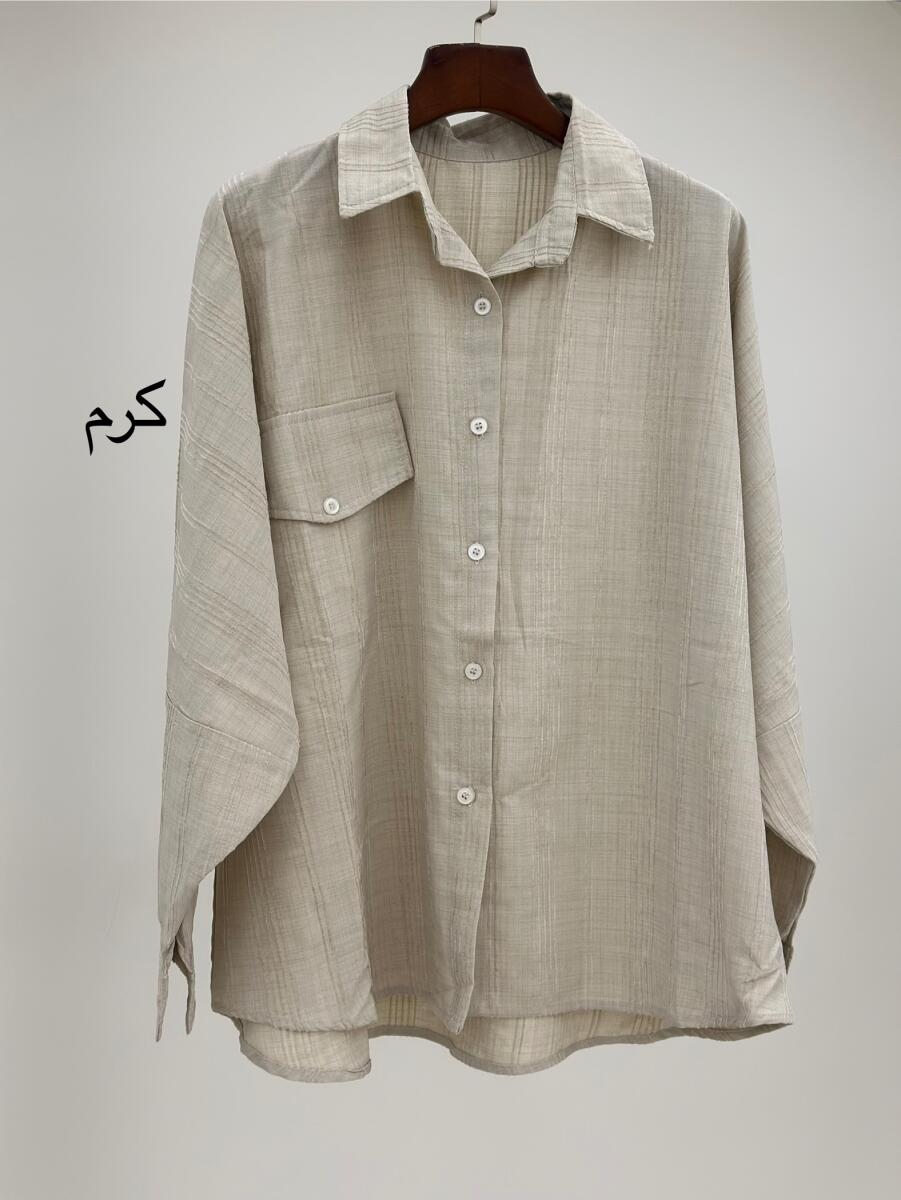 مانتو شومیزی طرح جیب bt722-1