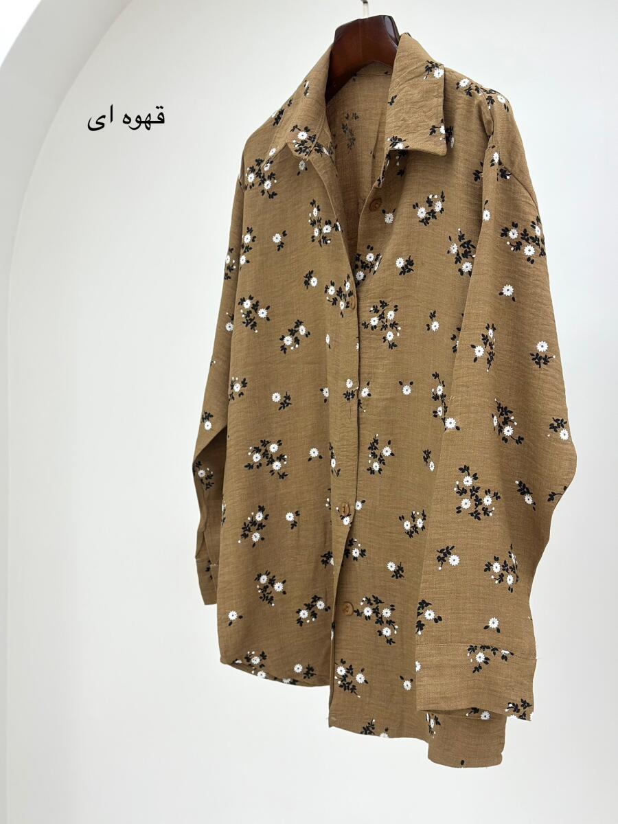 شومیز طرح شکوفه bt741-11