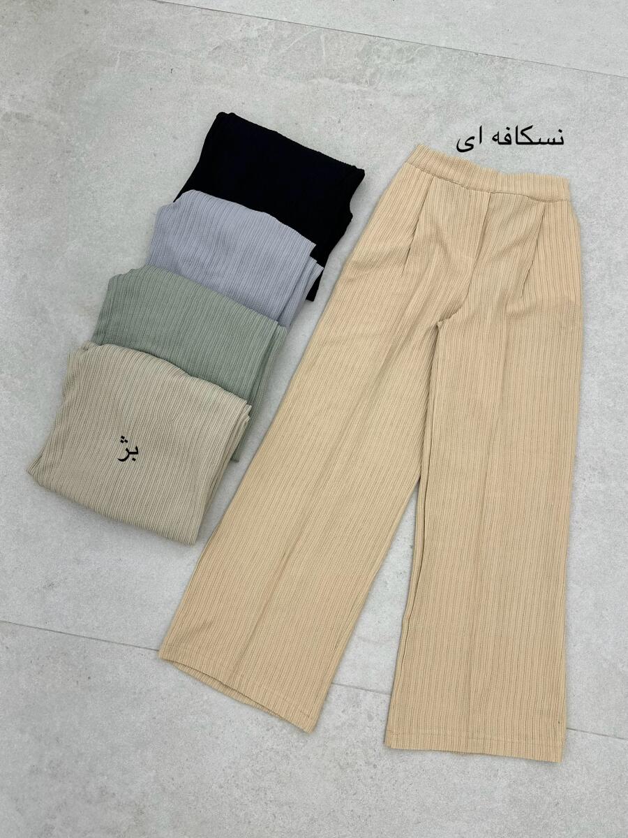 شلوار بگ تابستانه طرح خوشه ای sh181