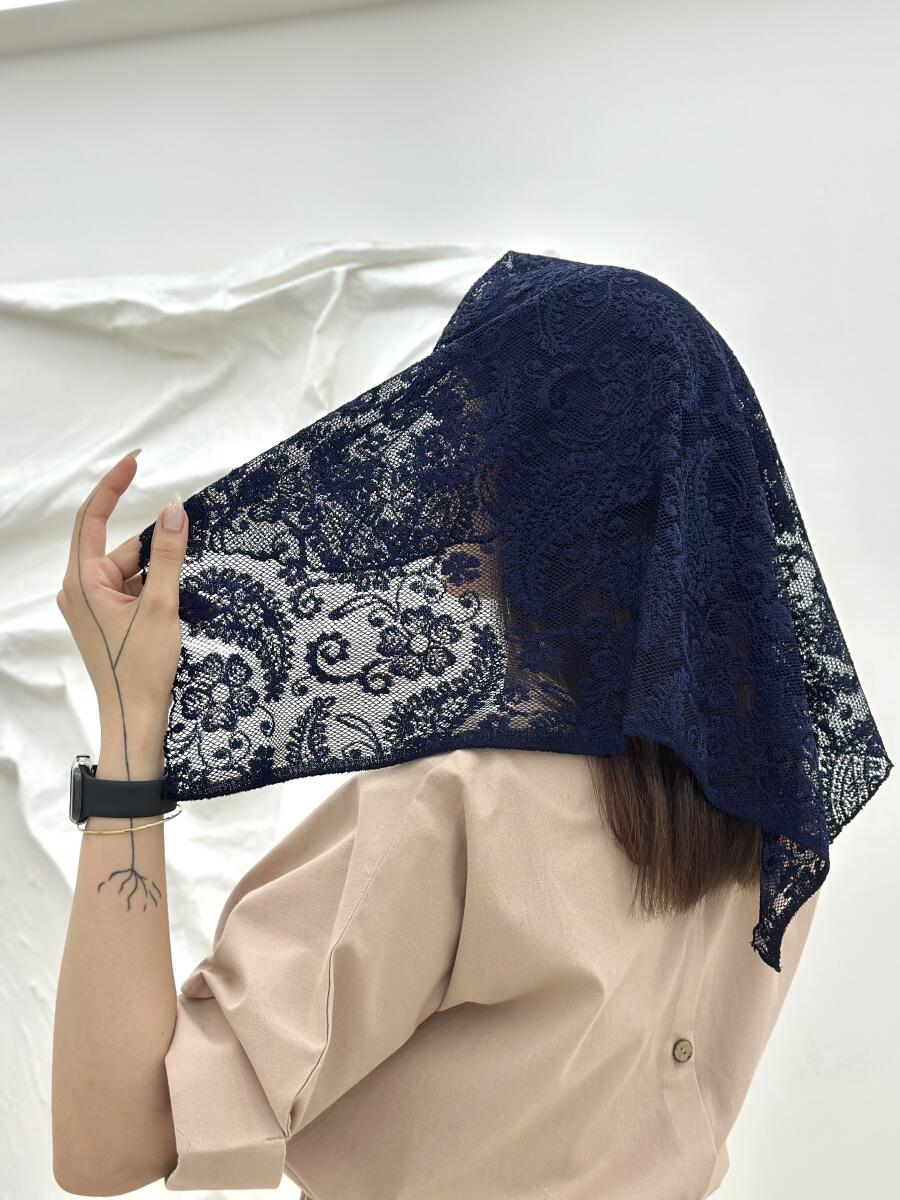 مینی اسکارف گیپور طرح بته جقه sc19