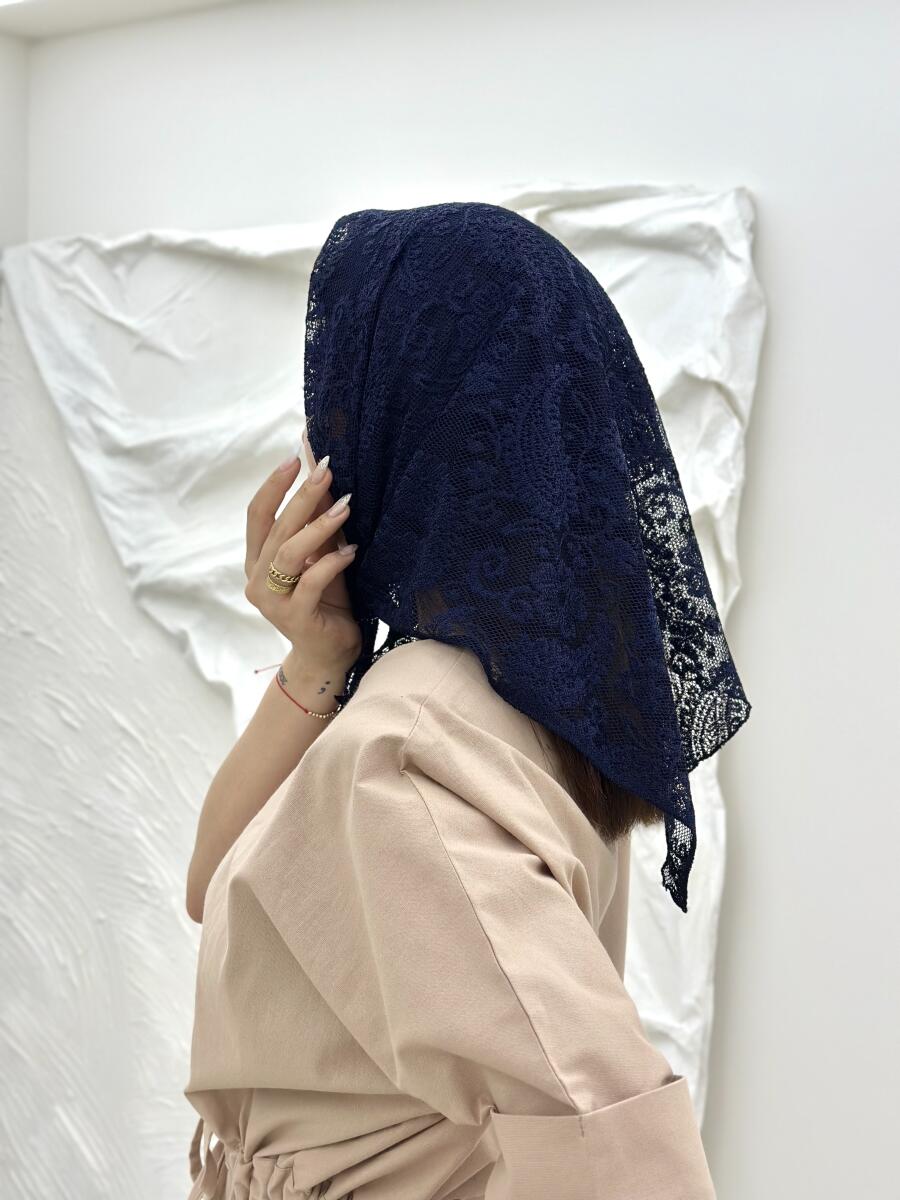 مینی اسکارف گیپور طرح بته جقه sc19