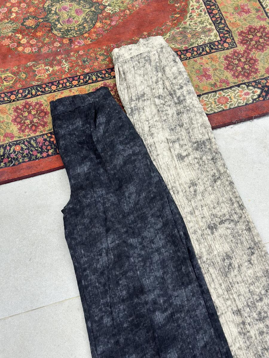 شلوار طرح پلیسه آبرنگی sh190