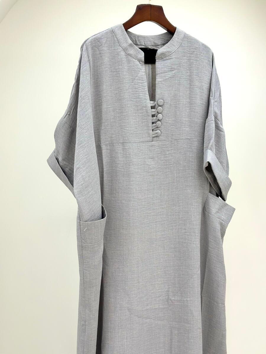 کفتان دکمه دار آستین دوبل جیب دار bt1046-1