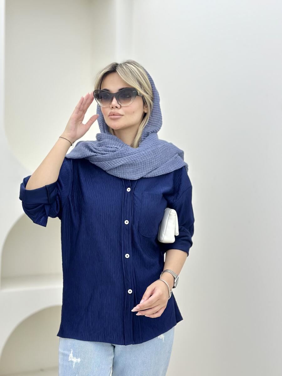 شومیز طرح پلیسه ای bt1289-8