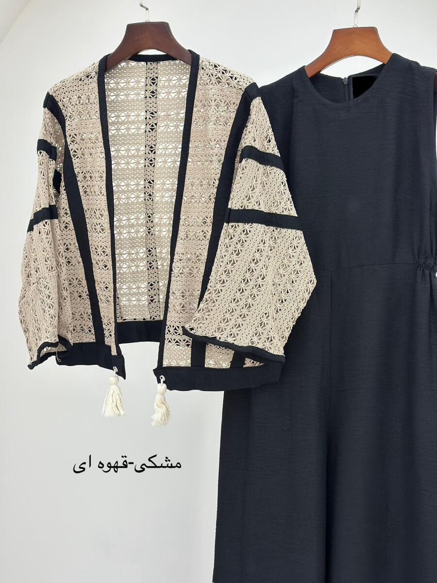 ست 2تیکه اورال و رویه طرح مراکشی منگوله دار bt1325-1