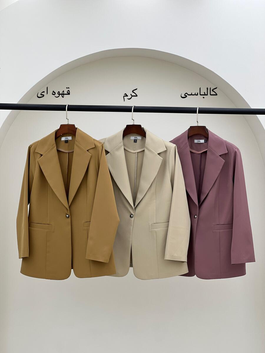 کت مازراتی یقه انگلیسی طرح جیب bt1426-14