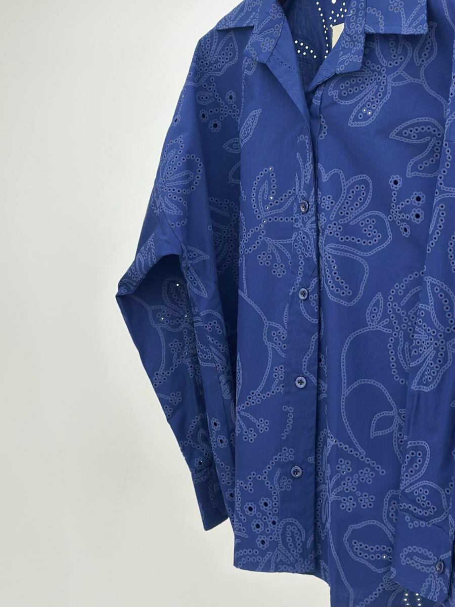 شومیز خامه دوزی شده طرح گل bt1474-8