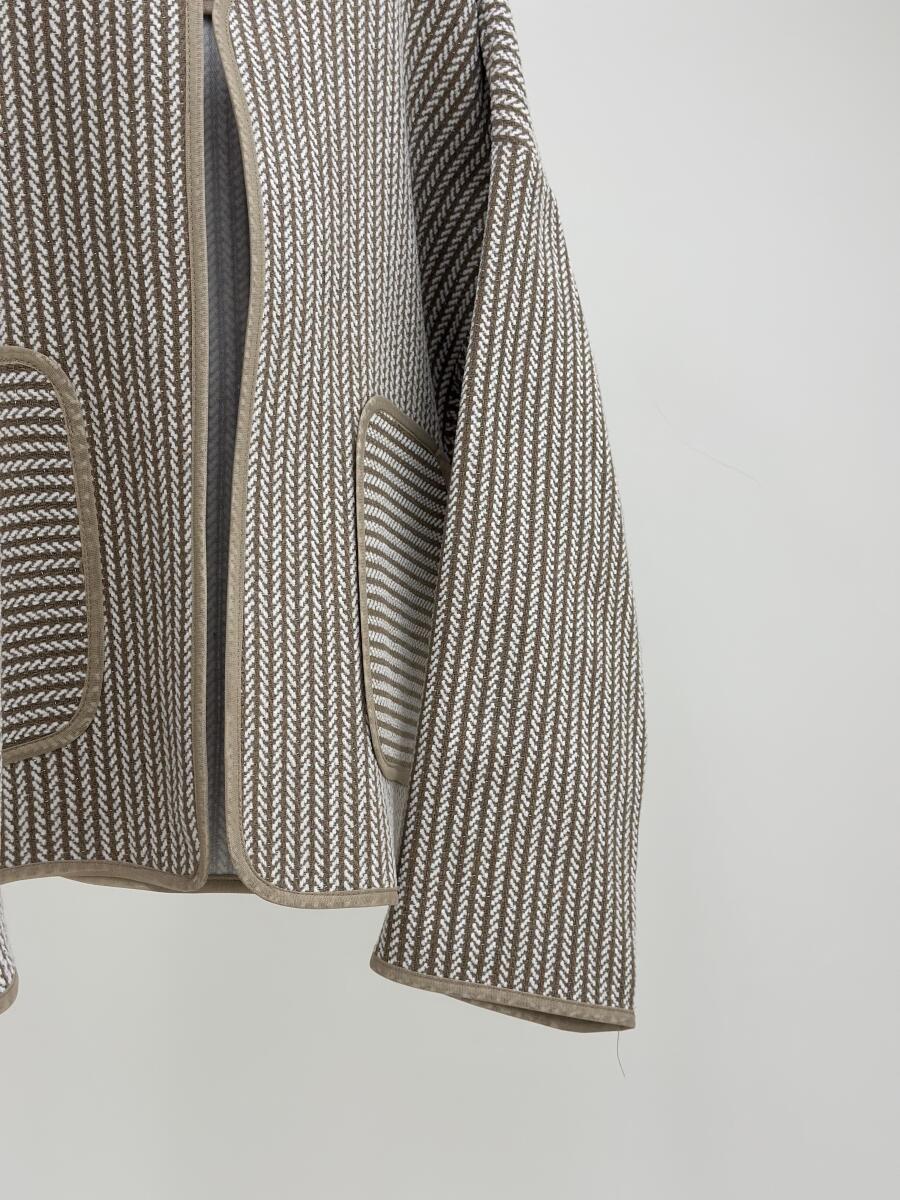 کت پاییزه مزونی نواردوزی شده جیب دار bt1494-6