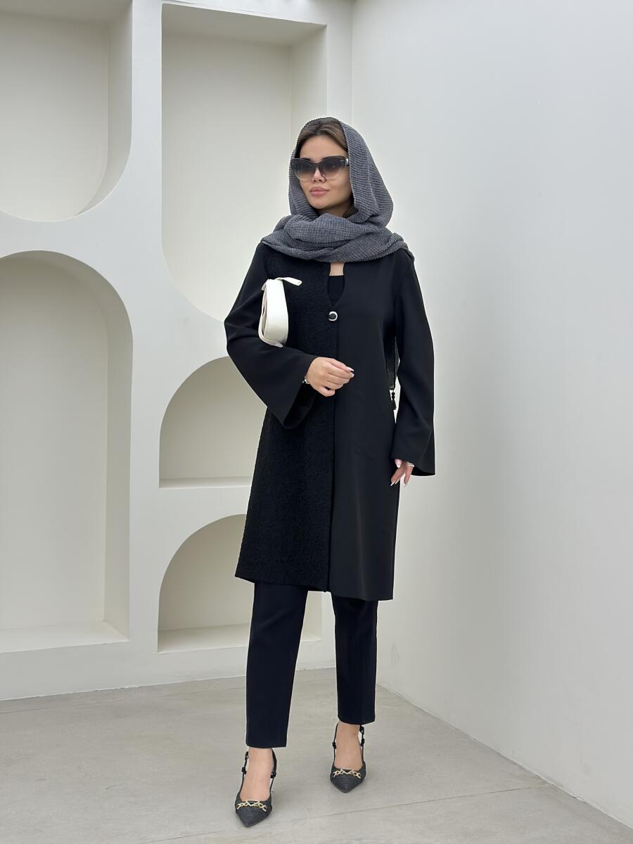 مانتو کرپ مجلسی خرج کار شاین دار bt1545-2