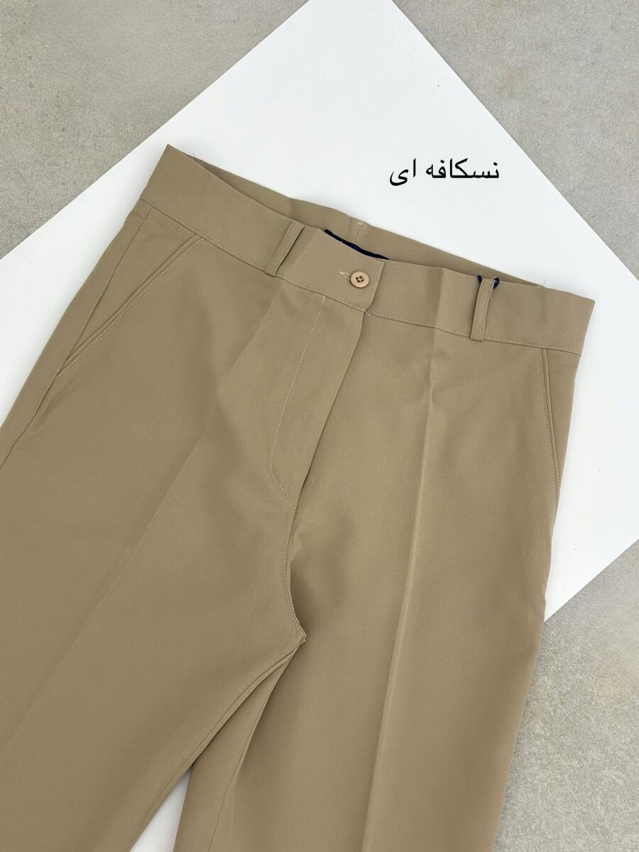 شلوار بگ کرپ مازراتی طرح جیب sh200