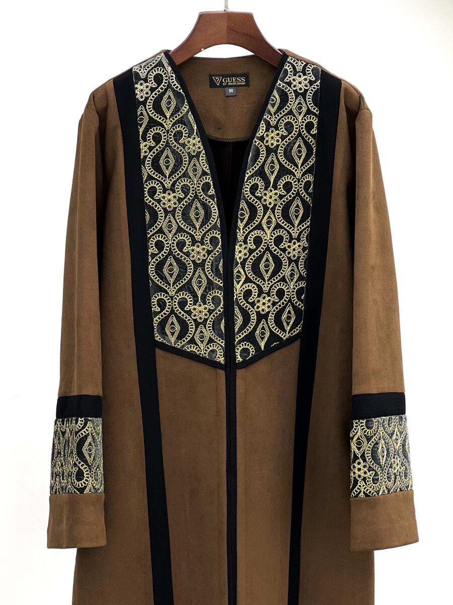 پالتو سوییت مجلسی خرج کار مخمل سوزن دوزی شده pd621-1