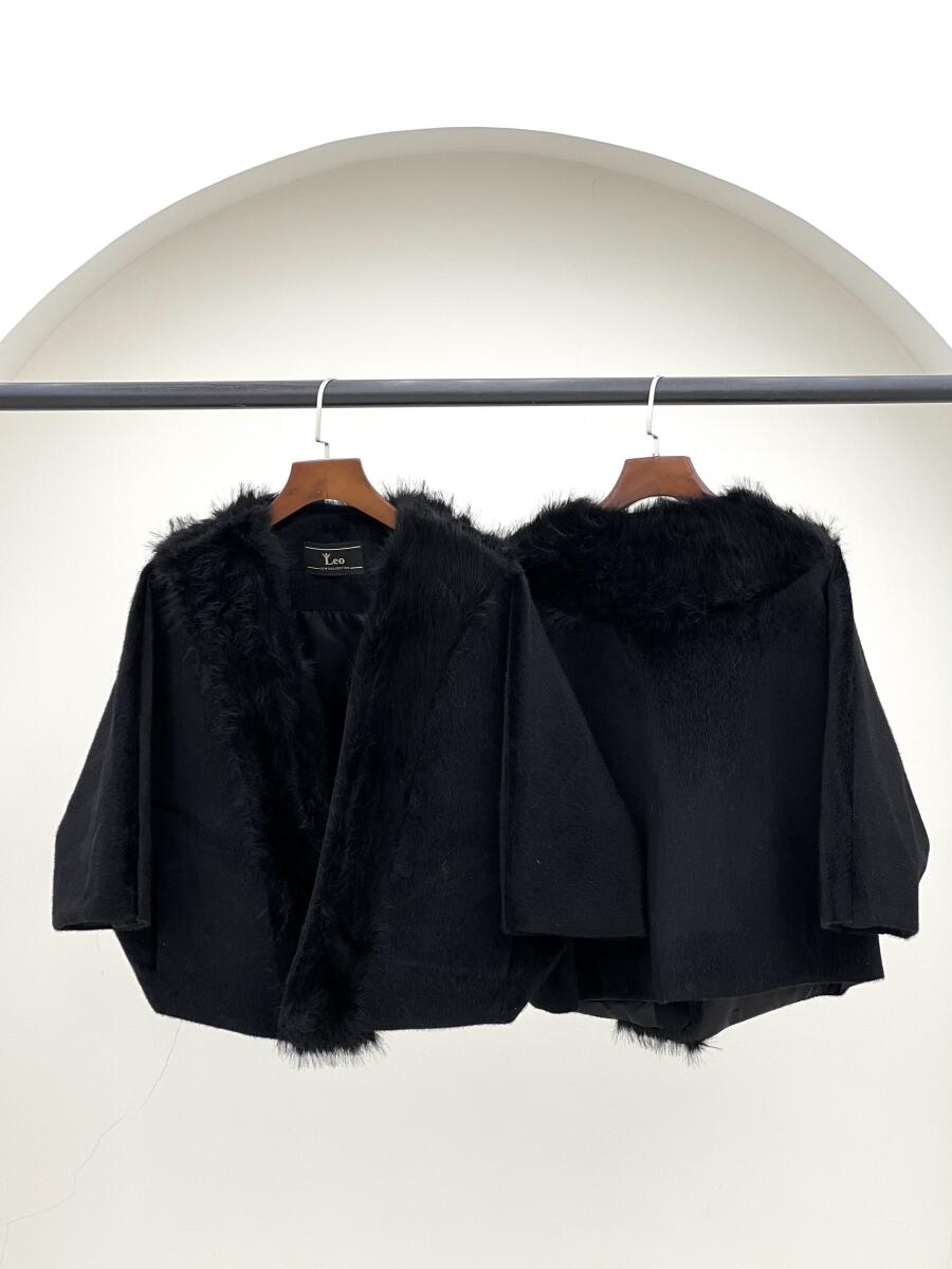 پالتو پوست طرح شنلی آستردار pd617-13