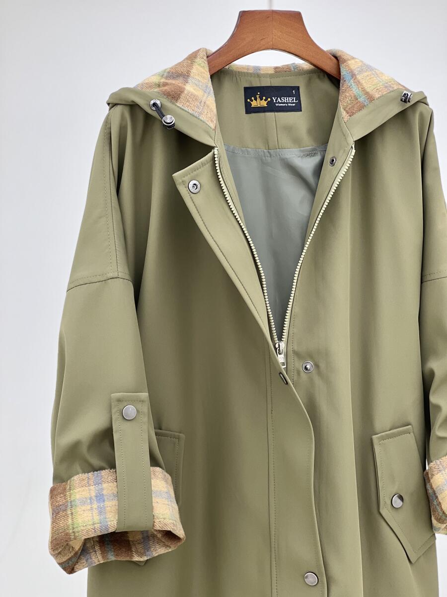 بارانی سانتانا خرج کار موهر کلاهدار آستردار pd630-11