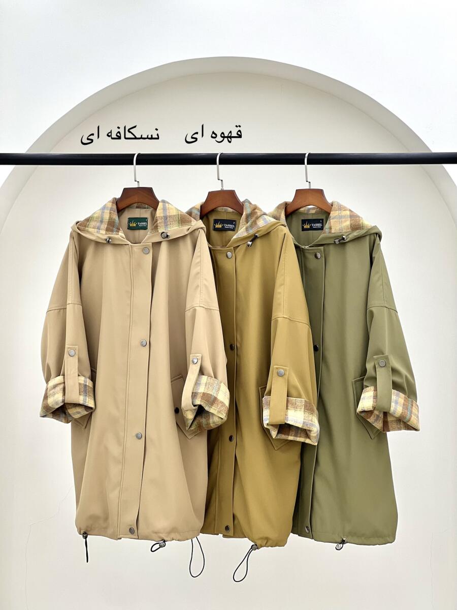 بارانی سانتانا خرج کار موهر کلاهدار آستردار pd630-11