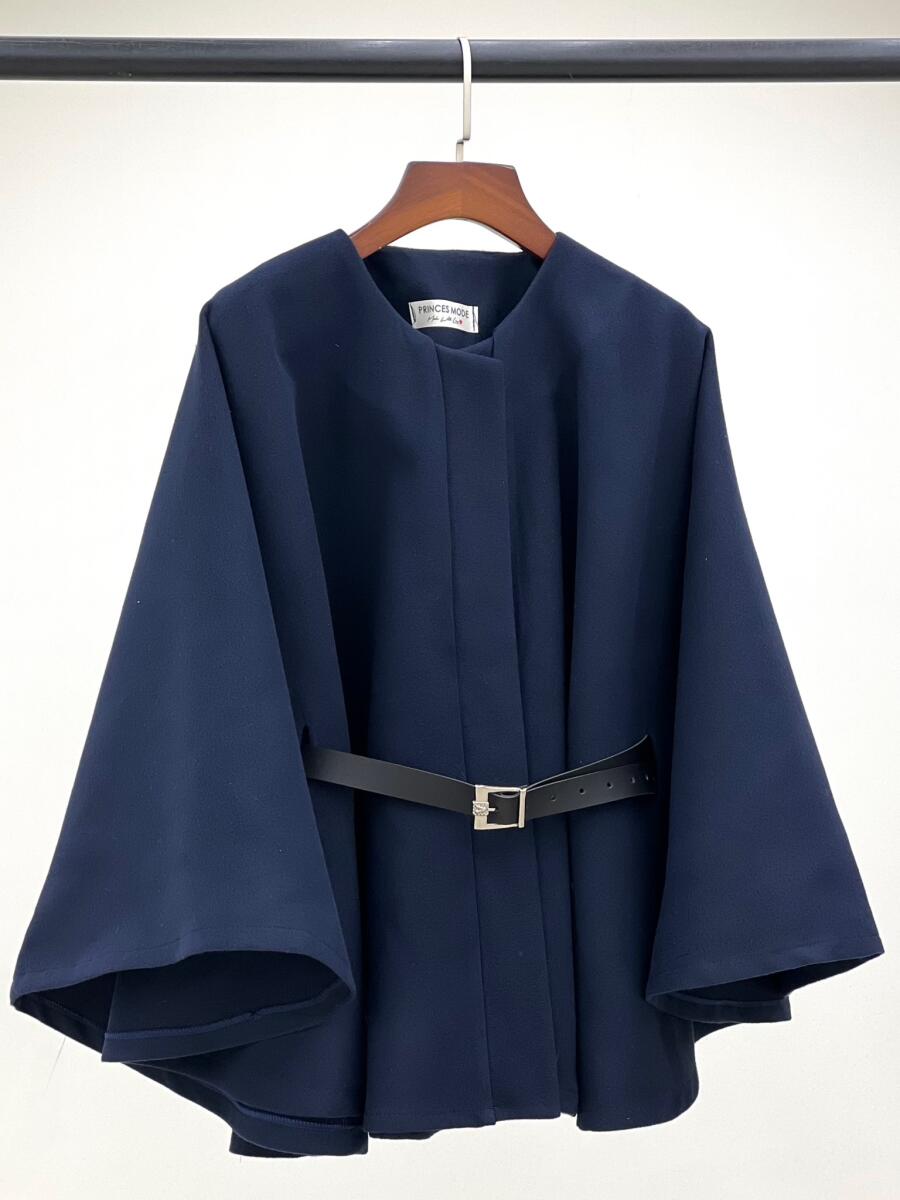 پالتو فوتر شنلی به همراه کمربند pd623-4