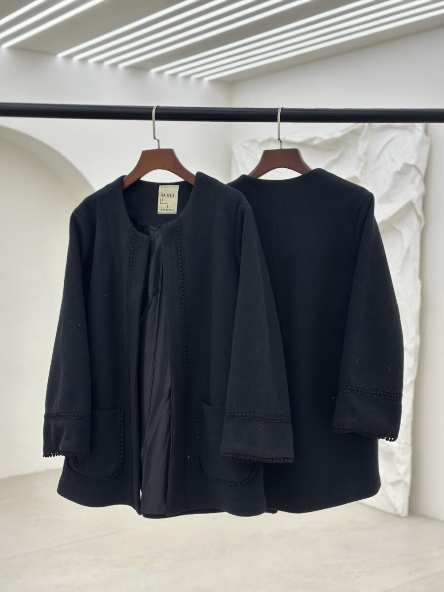 پالتو موهر کتی نواردوزی شده آستردار pd665-11