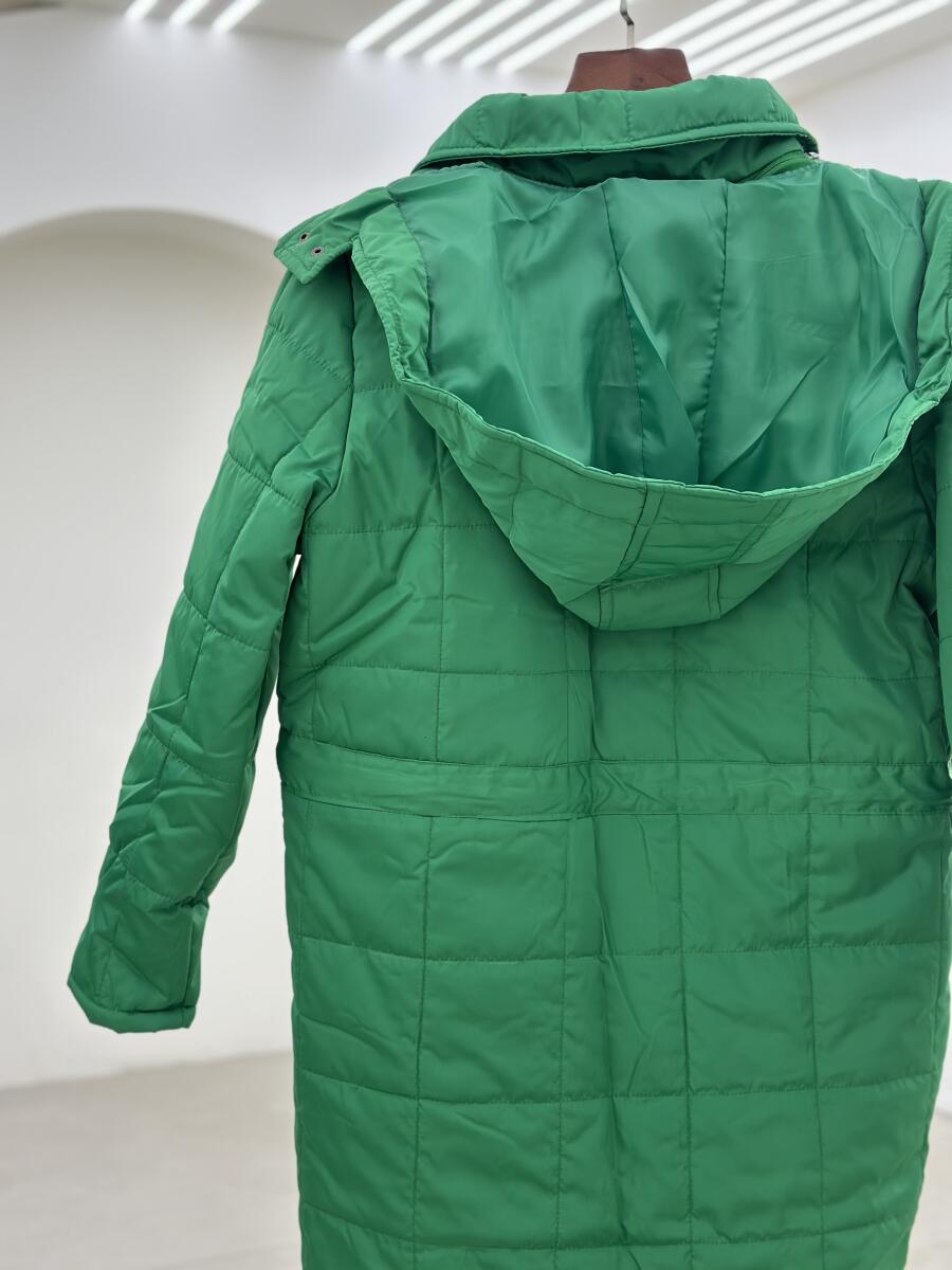 کاپشن مموری کلاهدار جیب پاکتی آستردار pd676-12