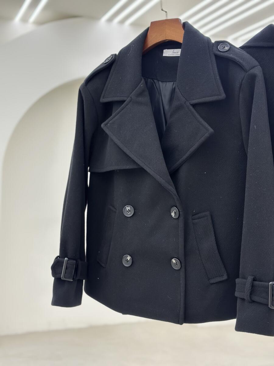 پالتو فوتر کتی طرح کج راه آستین پاگون دار آستردار pd674-12