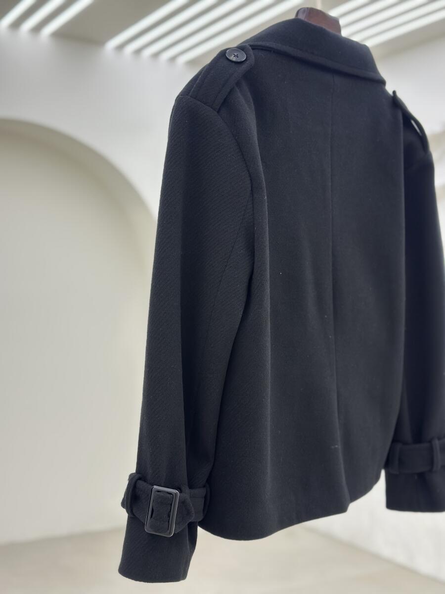 پالتو فوتر کتی طرح کج راه آستین پاگون دار آستردار pd674-12