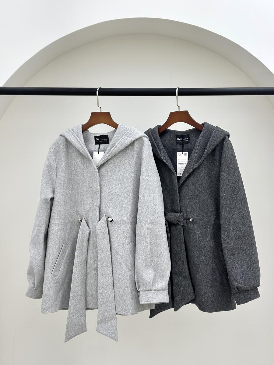 پالتو فوتر کلاهدار کمرگتر آستردار pd691-9