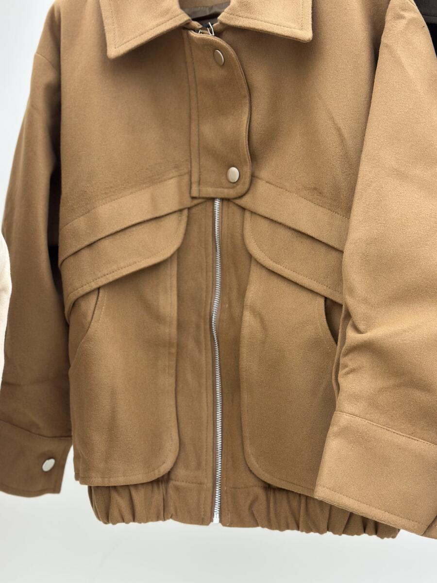 کاپشن فوتر مزونی زیپی آستردار pd689-6