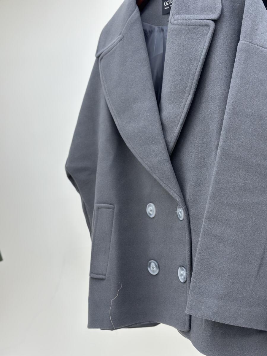 پالتو فوتر کتی یقه آرشال 4دکمه آستردار pd686-6