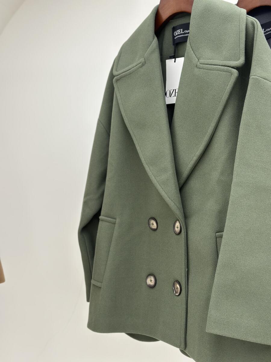 پالتو فوتر کتی یقه آرشال 4دکمه آستردار pd686-6