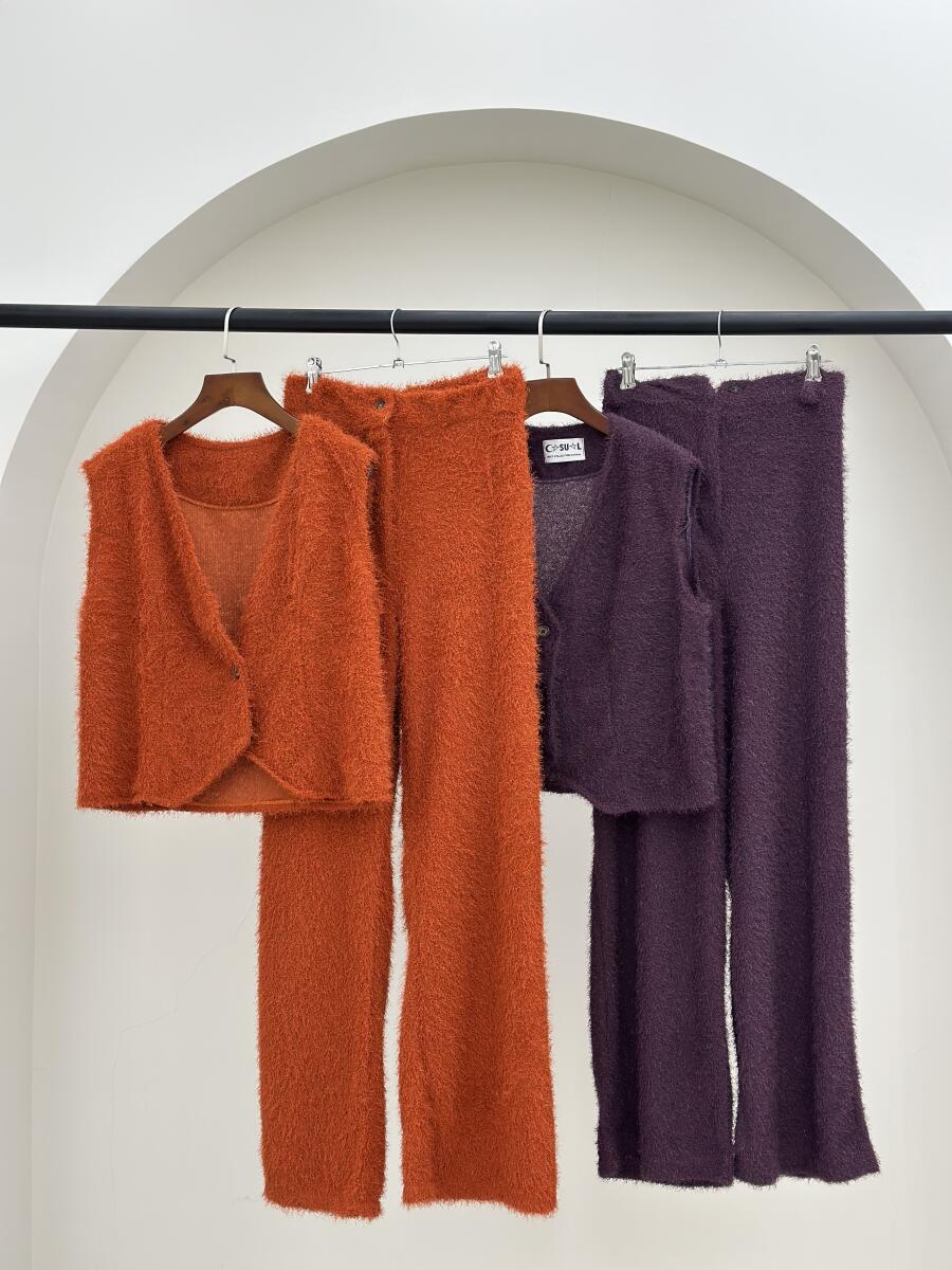 ست 2تیکه وست و شلوار موهر پشمی pd702-11