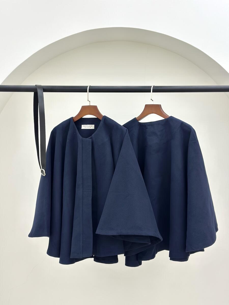 پالتو فوتر شنلی به همراه کمربند pd700-9