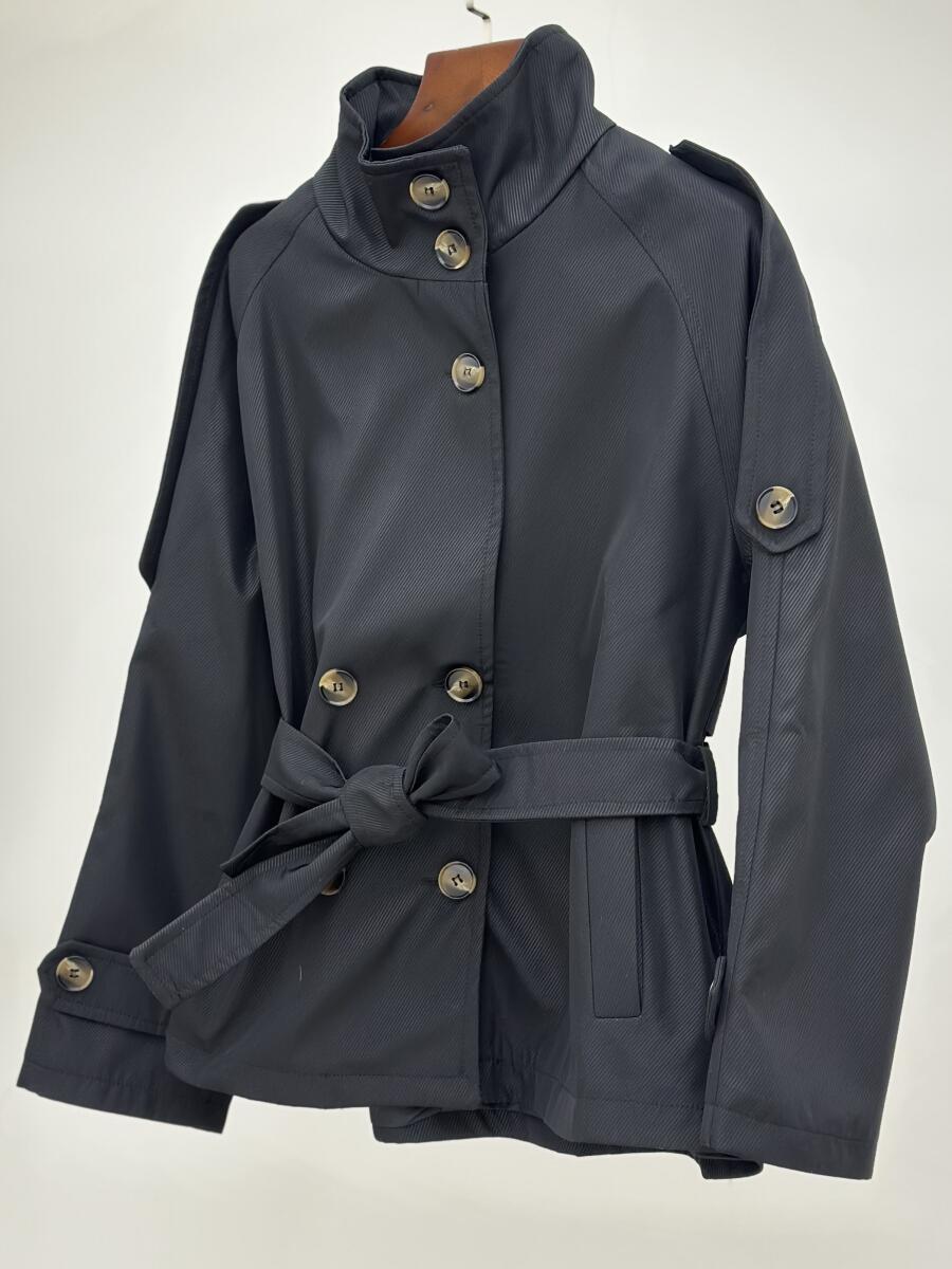 ترنچ کت کتان کج راه یقه ایستاده آستردار pd695-12