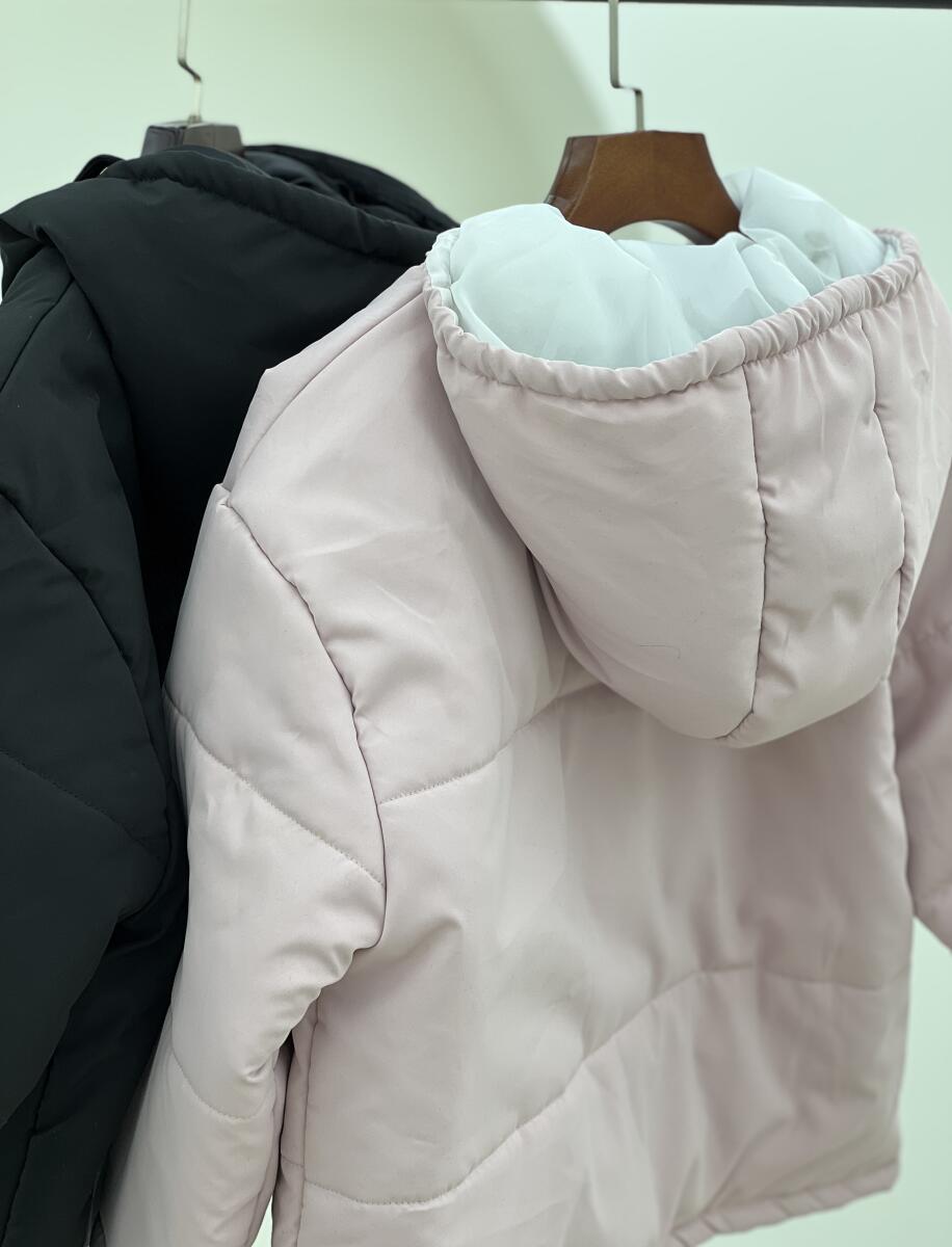 کاپشن کلاهدار طرح جیب آستردار pd707-6