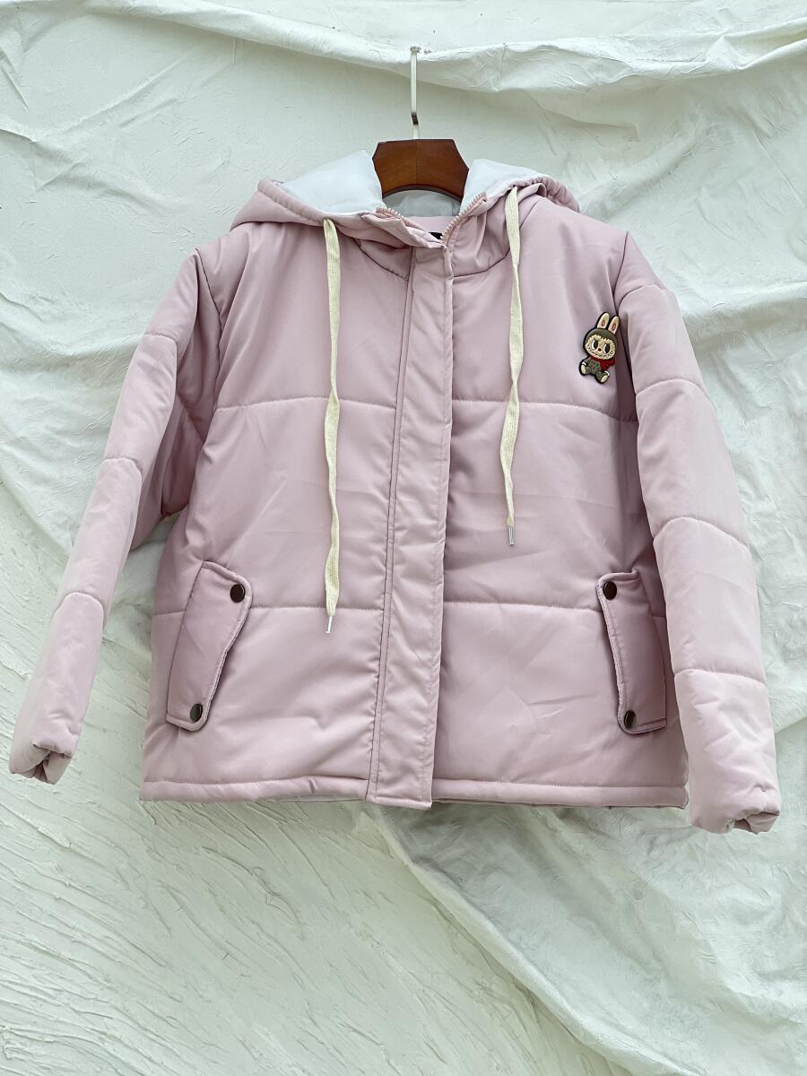 کاپشن کلاهدار طرح جیب آستردار pd707-6