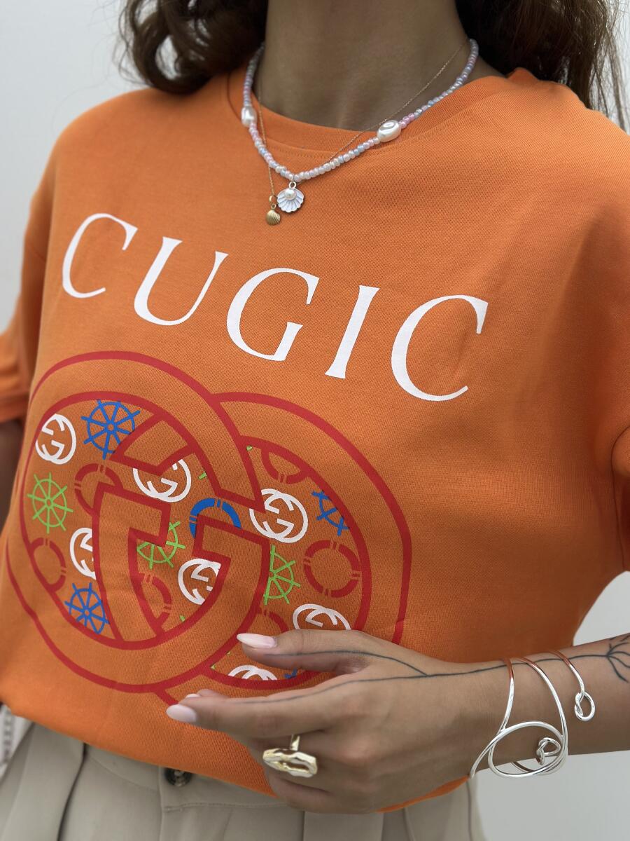 تیشرت وارداتی طرح bd225 Gucci
