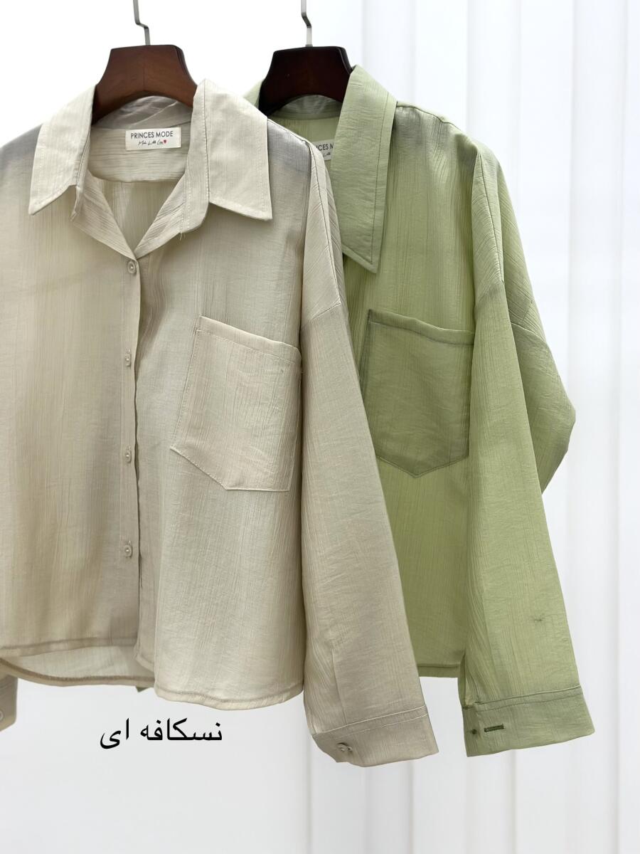 شومیز پری basic تک جیب bd253-10