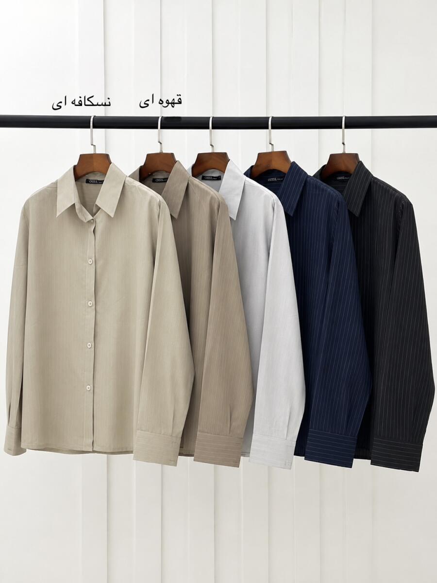شومیز basic  طرح دیپلمات bd265-3