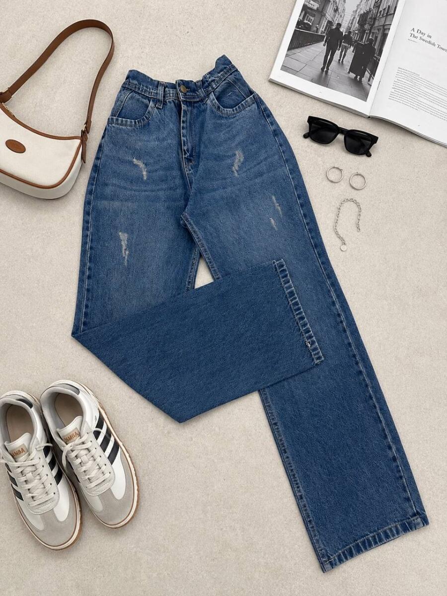 شلوار فول بگ جین sh213