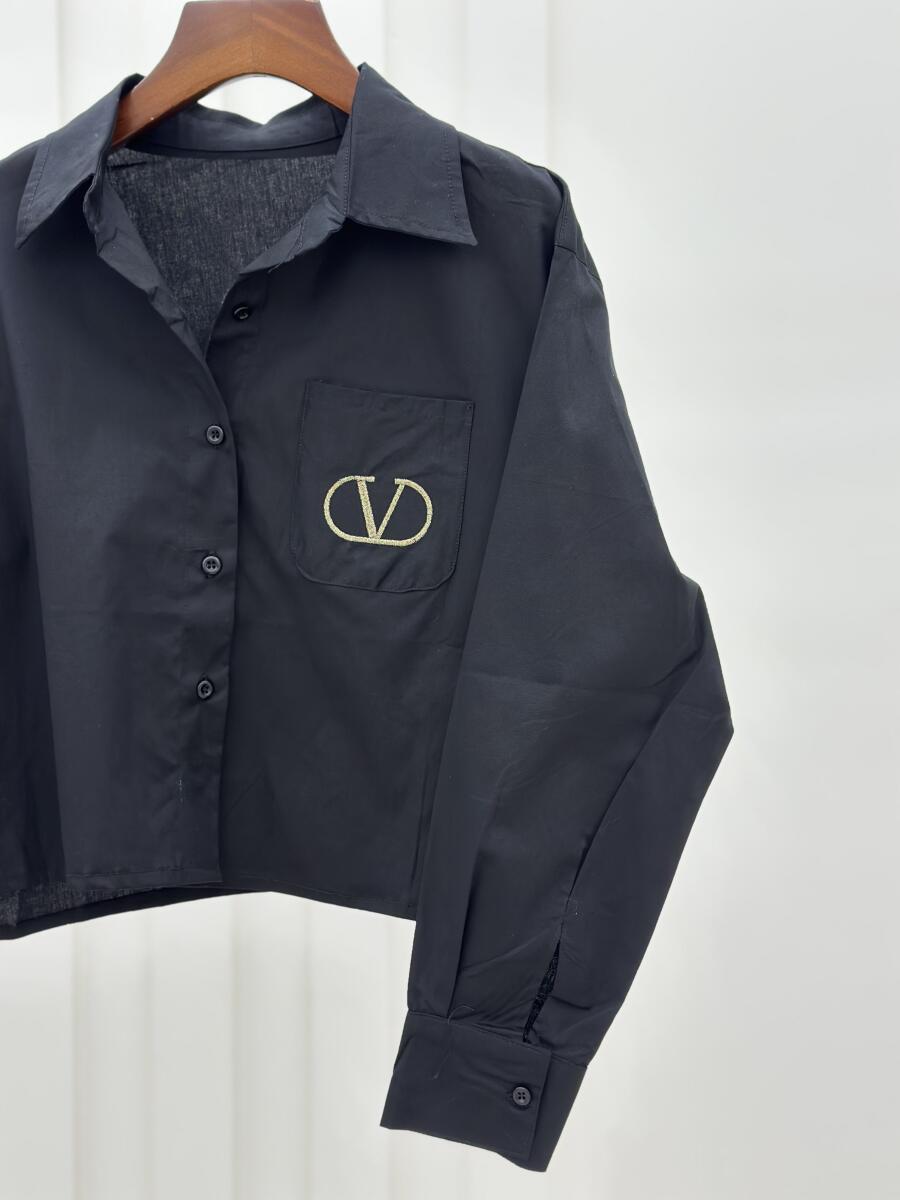 شومیز کراپی پشت گلدوزی شده bd327-5