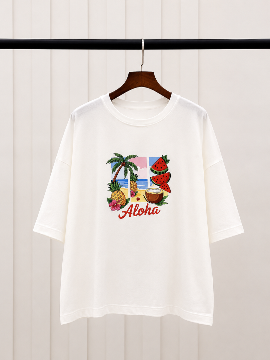 تیشرت طرح bd380 sunny beach