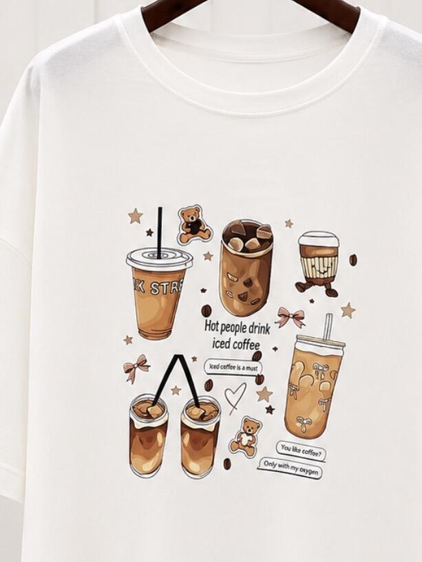 تیشرت طرح bd378coffee