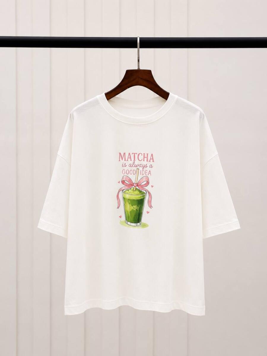 تیشرت طرح bd377 matcha