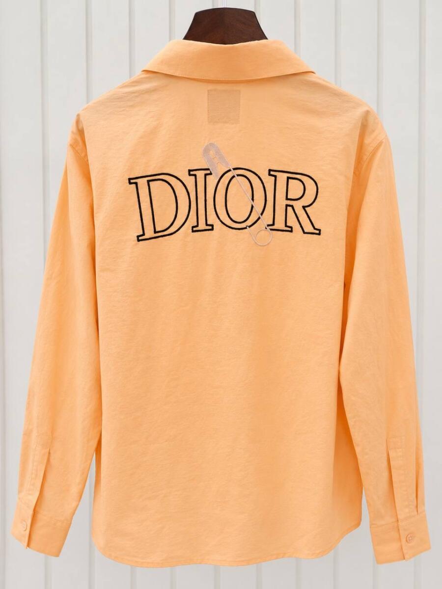 شومیز جیب دار گلدوزی شده طرح bd473-3 dior