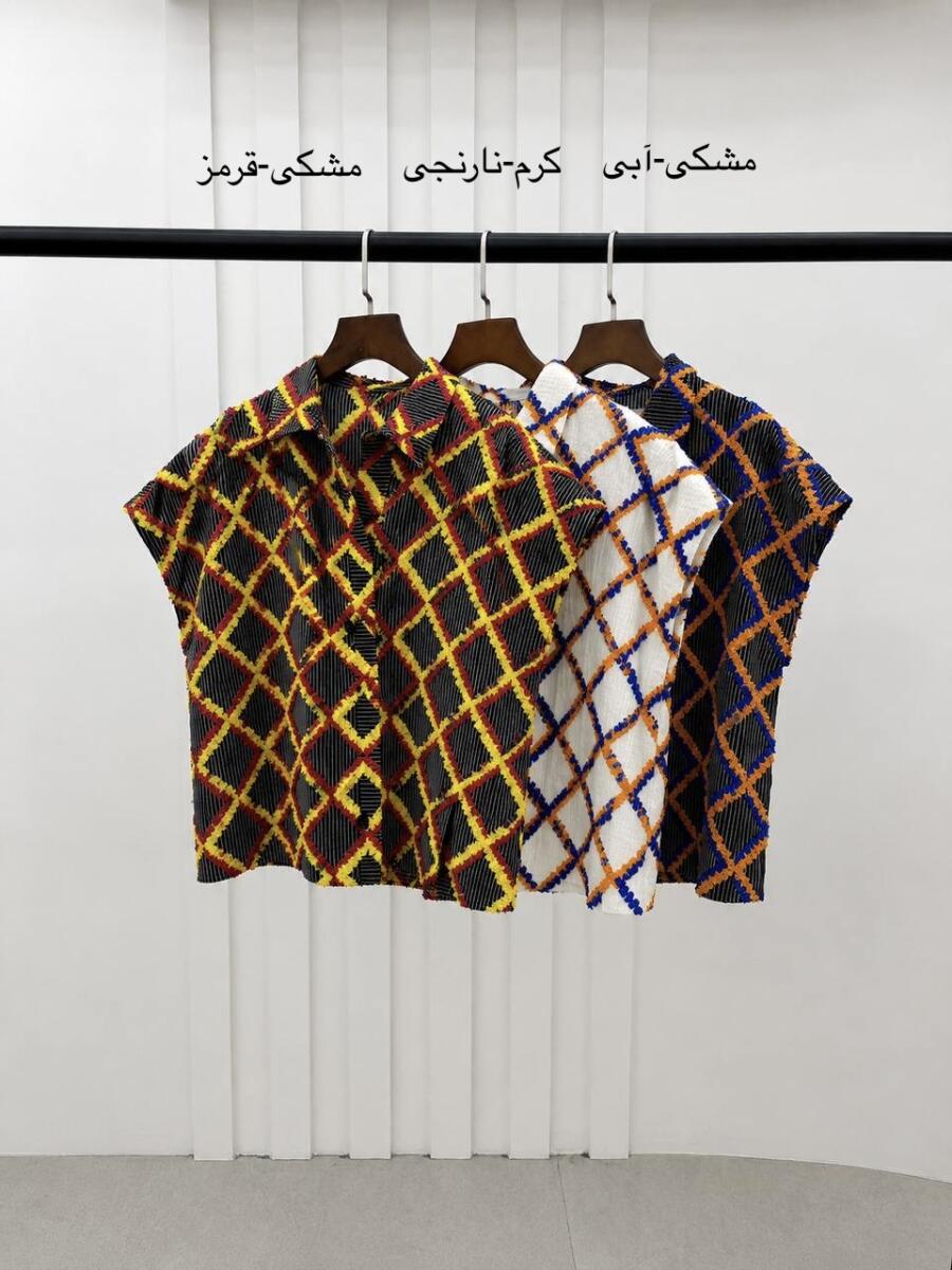 وست لینن مزونی گلدوزی شده bd478-4