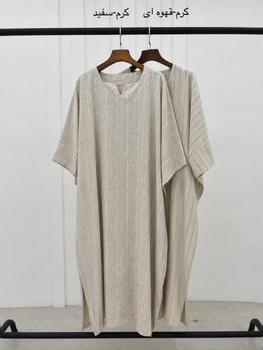 کفتان لینن کوک دوزی شده bd507-11