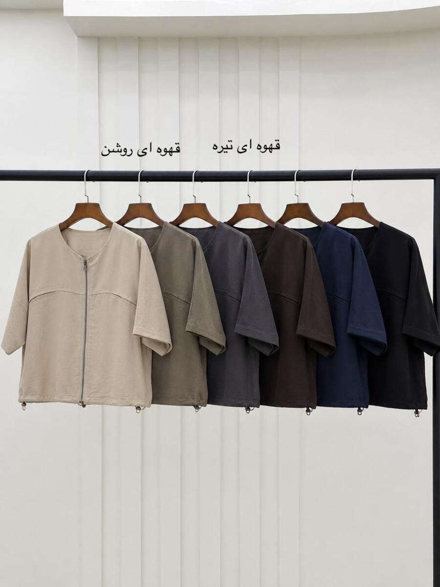 وست زیپی یقه گرد تابستانه پایین گتر bd581-4